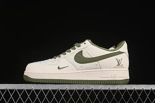 All categories Nk Air Force 1 Air Force series Nk Air Force 1 Low Air Force low-top Nike Air Force 1'07 Low LV joint linen beige green hook Air Force 1 low-top casual sneakers XX3168-192